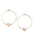 Perla Hoop Earring | Freshwater Pearls on 14K Gold-Filled Wire