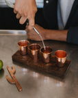 SOS x Sertodo Flight Board | Walnut and Copper