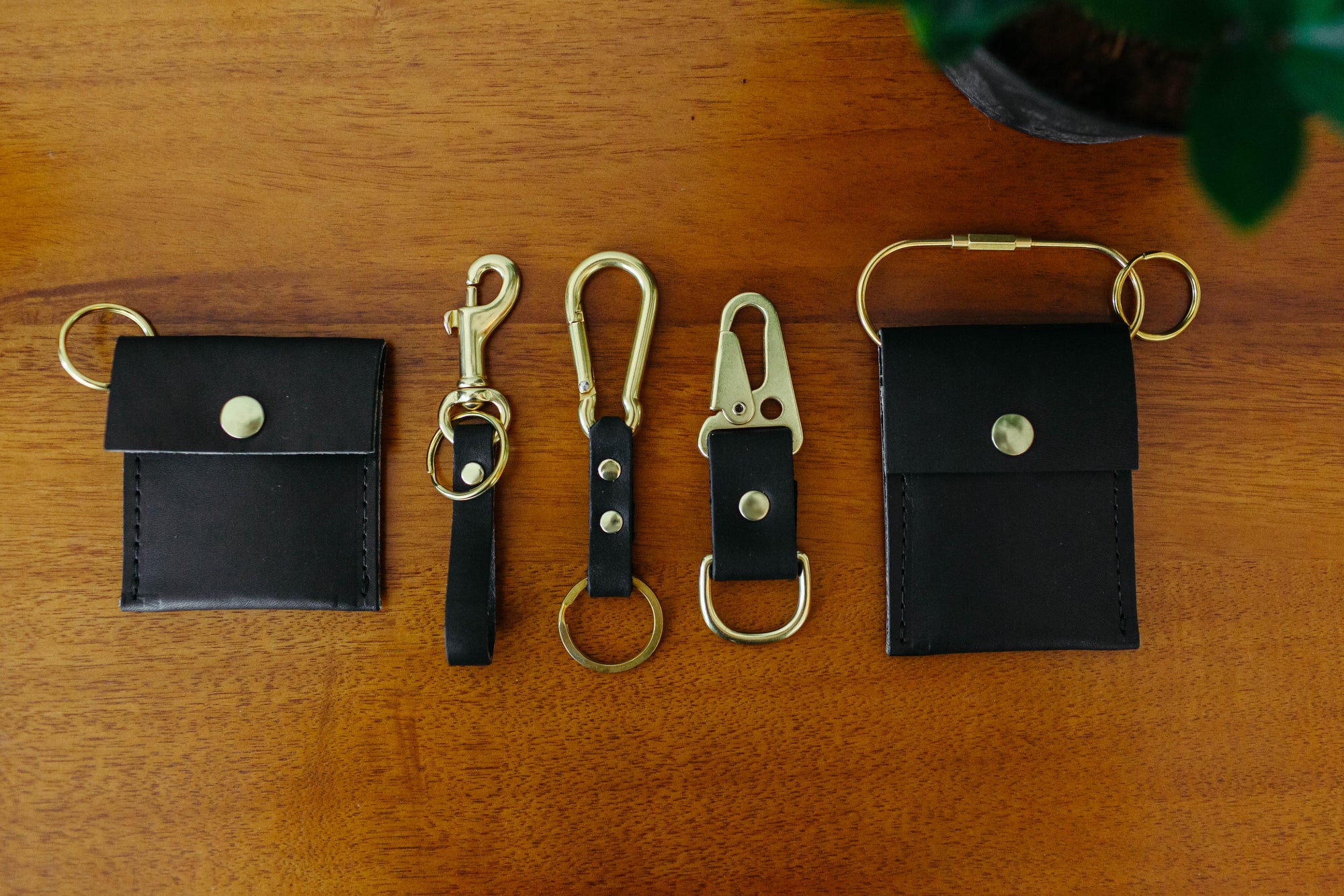 Alfa Clip Fob | Leather and Brass Bottle Opener Keychain