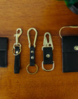 Alfa Clip Fob | Leather and Brass Bottle Opener Keychain