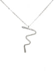 Lucille Necklace | Forged Metal on Chain Necklace