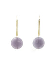 Sedona Earrings | 14k Gold-fill with Bronze & Lepidolite Gemstones