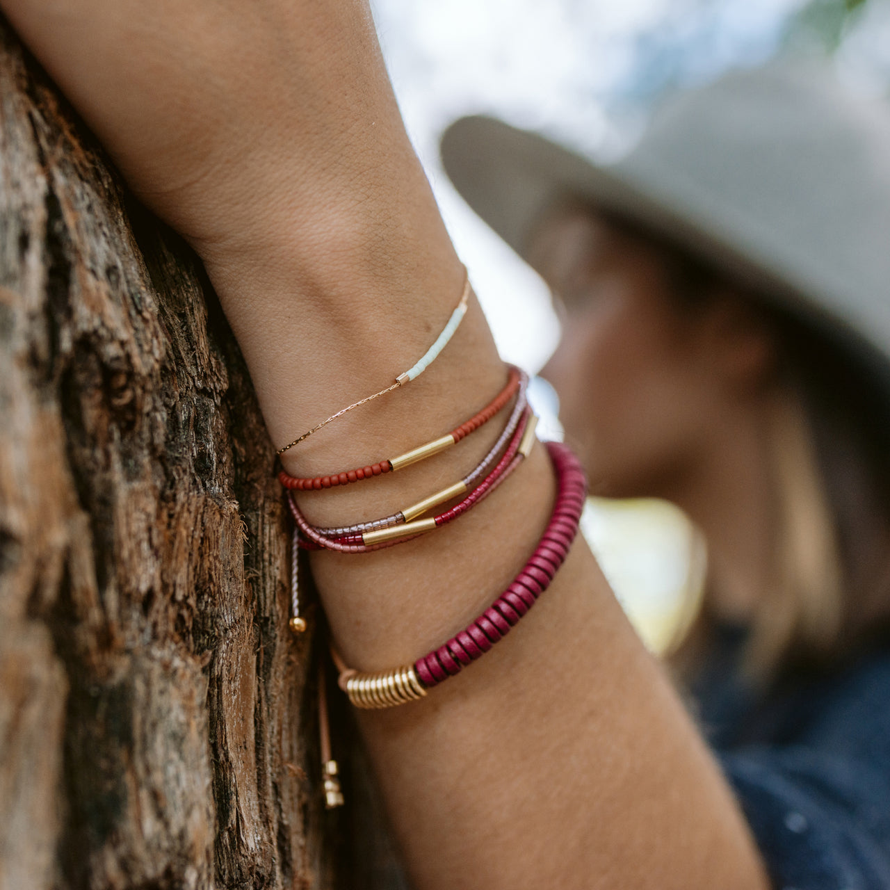 Pick your perfect color.

The Septima Bracelet is made to order in your choice of color from a wide selection of solid hues. It’s an easy way to create something just for you.

Each bracelet is handcrafted with beautiful Japanese glass beads strung on an adjustable 14k gold-filled chain. Choose a color that matches your team, wedding, wardrobe, or mood. The Septima Bracelet is simple, elegant, and uniquely yours.