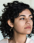Frida Earrings | Forged Metal Shaped Dangles