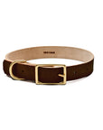 Willis Leather Collar | Leather and Brass