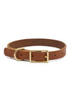 Willis Leather Collar | Leather and Brass