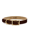 Willis Leather Collar | Leather and Brass