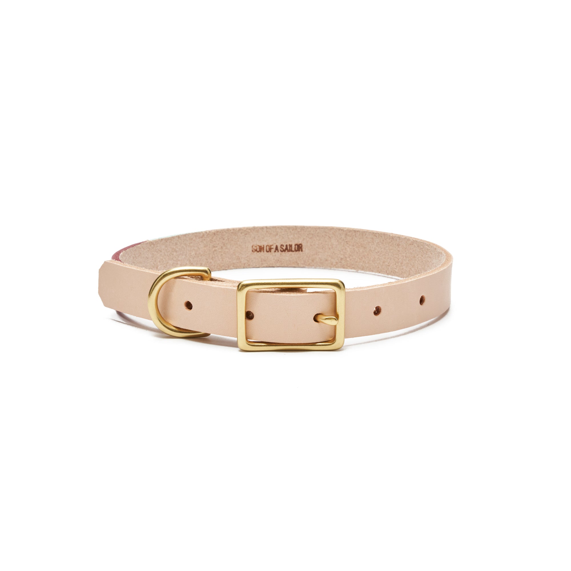 Willis Leather Collar | Leather and Brass