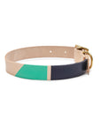 Now you can customize our Willis &amp; Eastwood pet line by choosing your paint colors! Choose the perfect colors to reflect your pet's style!&nbsp;For the toughest little guy or the biggest softie, the Willis collar brings colorful personality to a classic leather design for your pet. Natural leather collar features 5 holes for the perfect fit. Finished with brass hardware and your choice of color block.