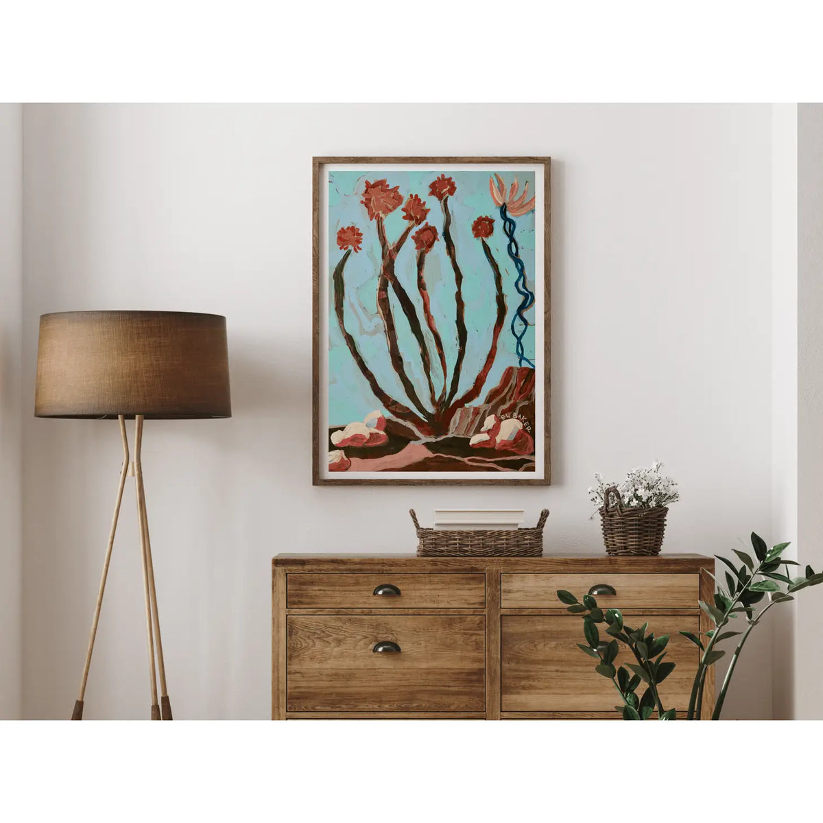Art Print | Ocotillo Desert Cactus