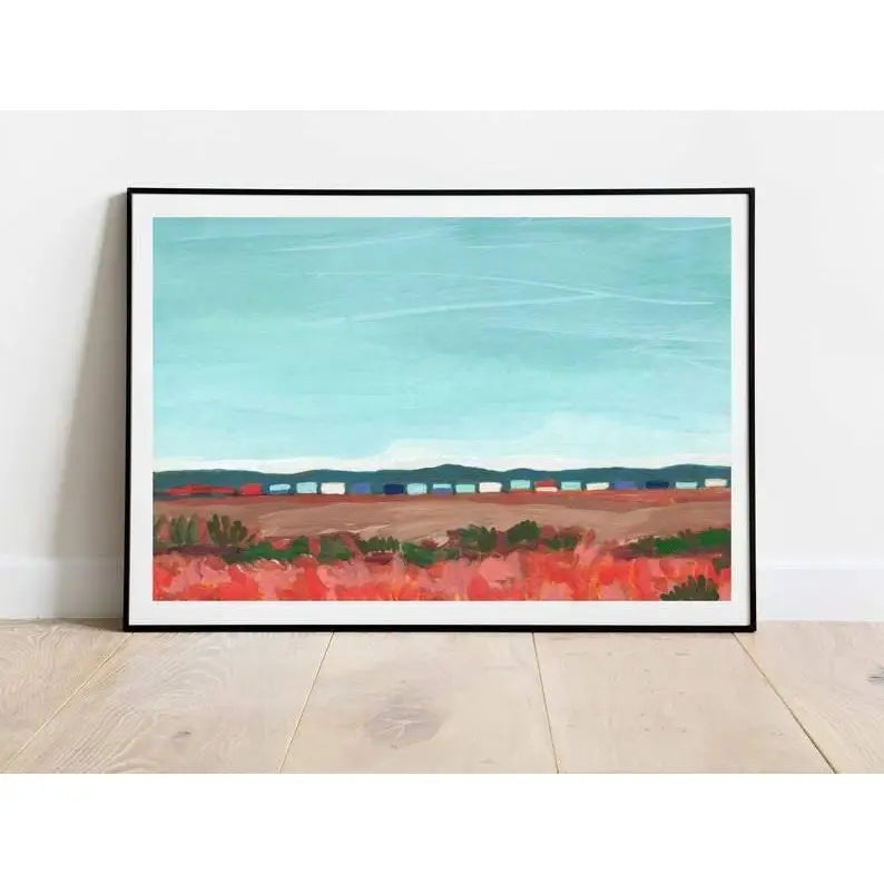 Art Print | West Texas Train